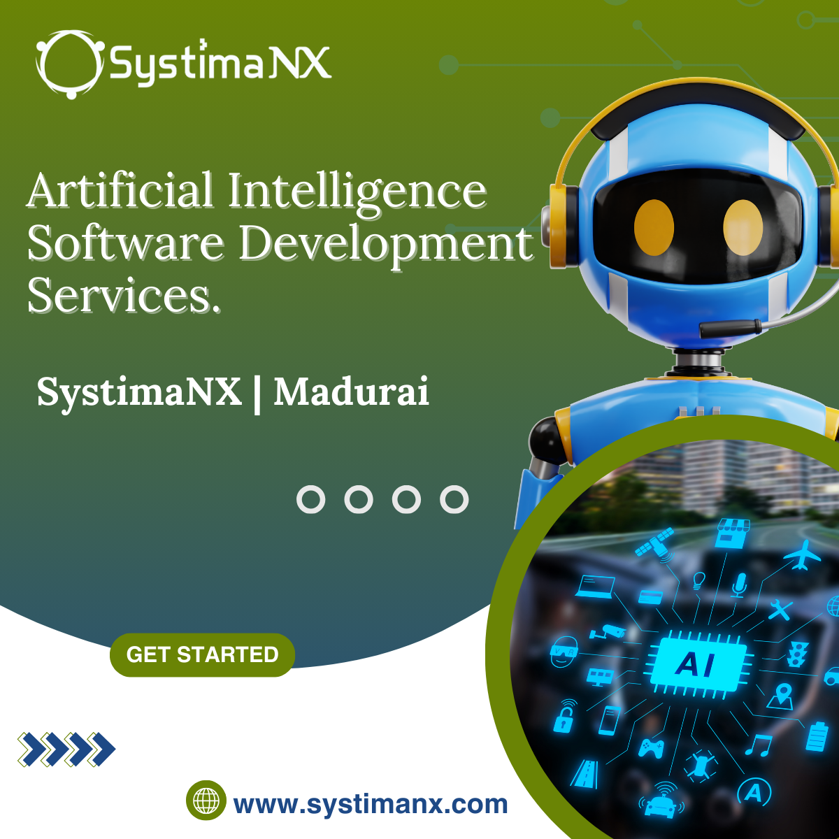 Artificial Intelligence Software Development Services | SystimaNX | Madurai